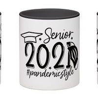 Senior 2021 #pandemicstyle Personalized Mug