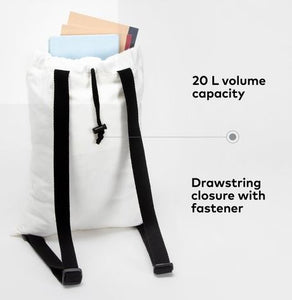 Cotton Canvas Drawstring Backpack