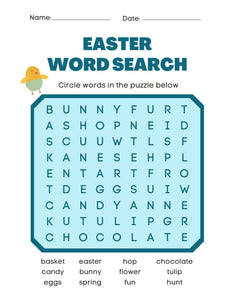 Easter Themed Word Search
