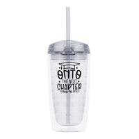 Onto the Next Chapter Class of 2021 Personalized Tumbler
