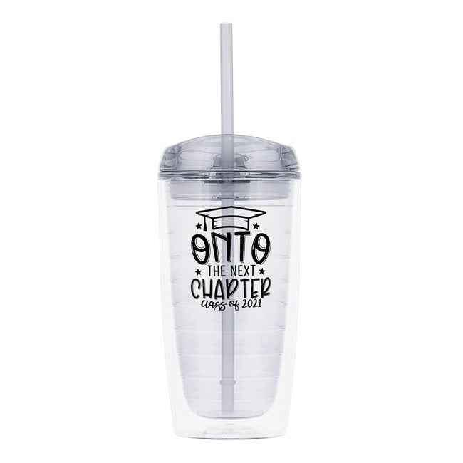 Onto the Next Chapter Class of 2021 Personalized Tumbler