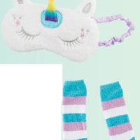 Sleep Mask & Socks Gift Set - Unicorn