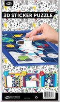 3D Sticker Puzzle that includes 35 stickers and 1 puzzle board. Cute puzzle loot bag. Party giveaway

