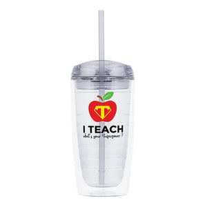 I Teach, What's Your Superpower? Personalized Tumbler