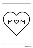 Mother's Day Coloring Book
