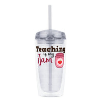 Teaching is my Jam Personalized Tumbler
