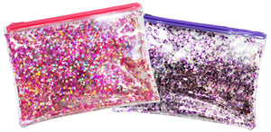Sequin Confetti Pencil Case - Pink & Purple