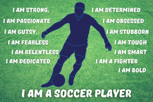 I am a Soccer Player Banner - Boy
