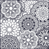 FREE Floral Mandala Coloring Page