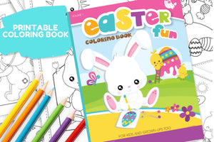 Easter Printable Coloring Book