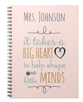 It Takes a Big Heart to Shape Personalized Notebook
