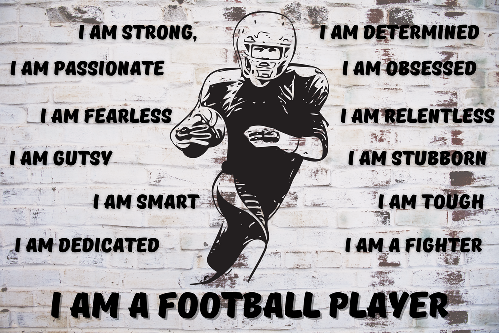I am a Football Player Banner