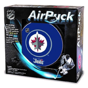 NHL Air Puck Hockey Game. Winnipeg Jets AirPuck. Great for indoor hockey play. 