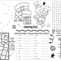 St Patrick's Day Printable Activity Sheet