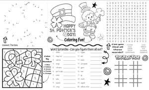 St Patrick's Day Printable Activity Sheet