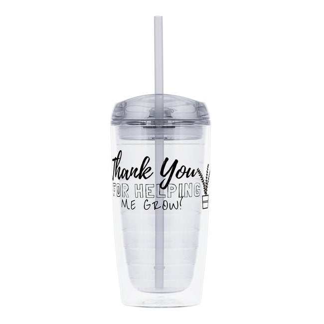 Thank You for Helping Me Grow Personalized Tumbler