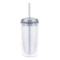 Personalized Tumbler with Straw
