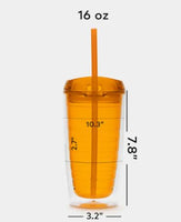 Personalized Tumbler with Straw
