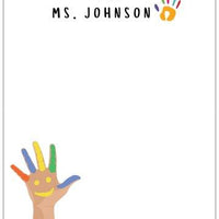 A Teacher Touches a Life Notepad - Personalized - Swag Gals